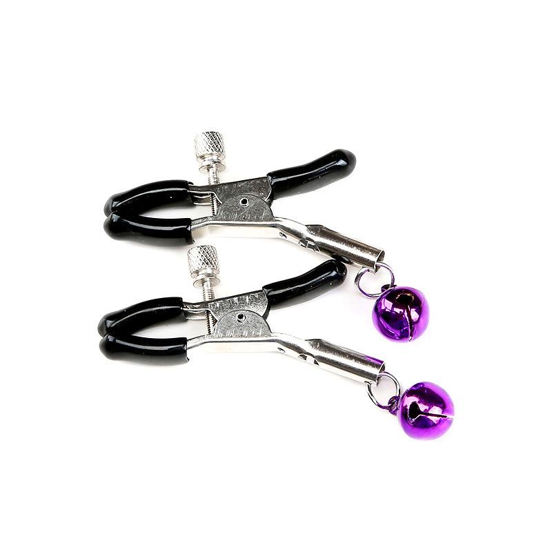 Metal Nipple Clamps With Bells Nipples Stimulating Clips