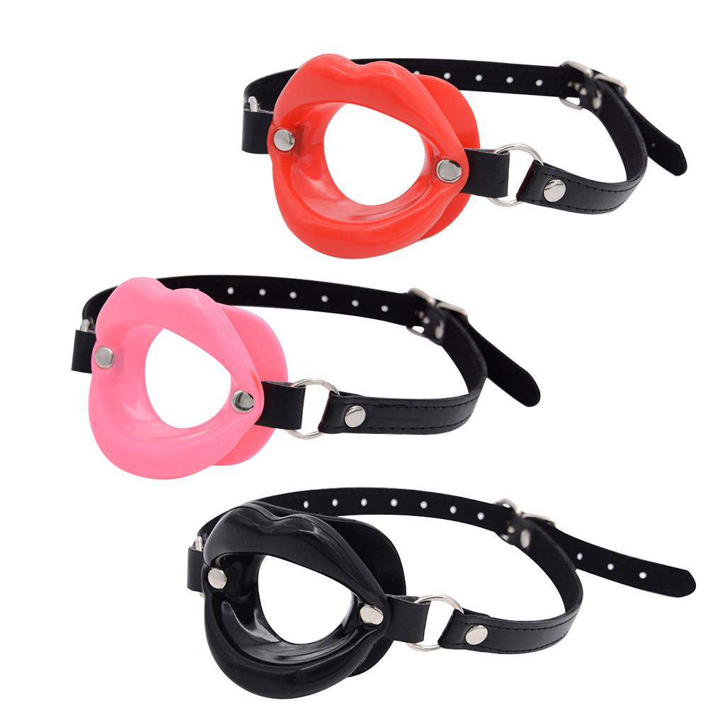 Erotic Open Mouth Gag Cock Sucker Sexy Lip Oral Ball Bondage Restraints Fetish Bdsm Slave Adult Sex Toy For Women Couples Sm%