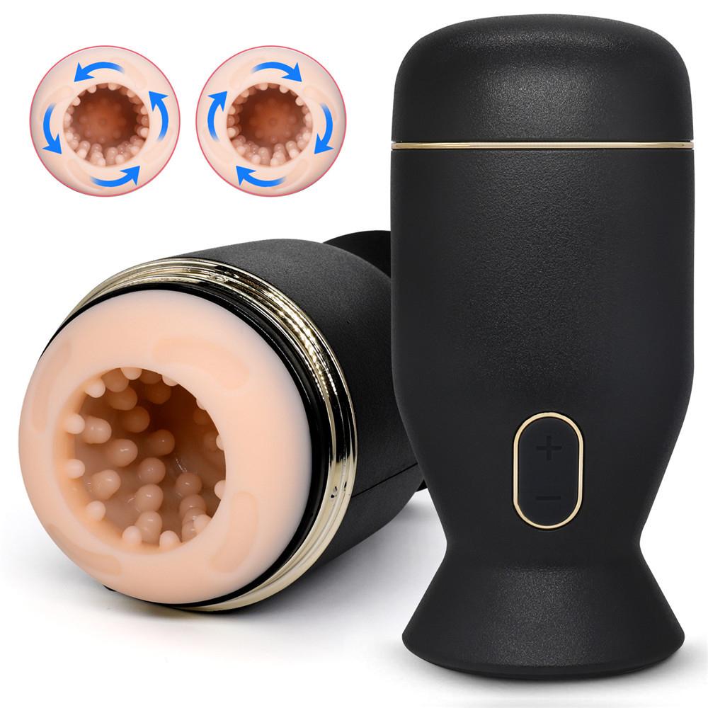 2023 New Sex Toys For Men Realistic Silicone Vagina Artificial Pussy Male Suction Automatic Sucking Masturbator Cup