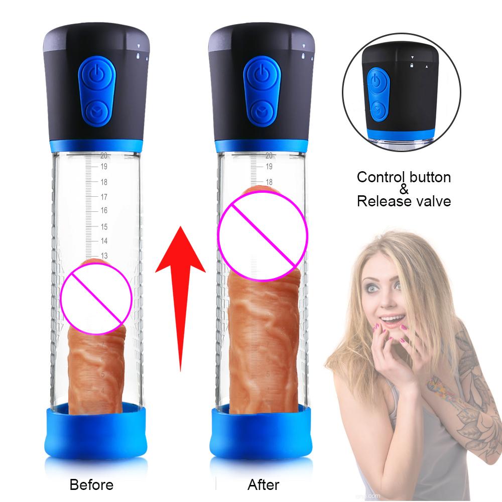  Vacuum Penis Pump Auto Penis Enlarger For Male Erection And Enhancement Sex Toys For Men Penis Massage And Stimulation