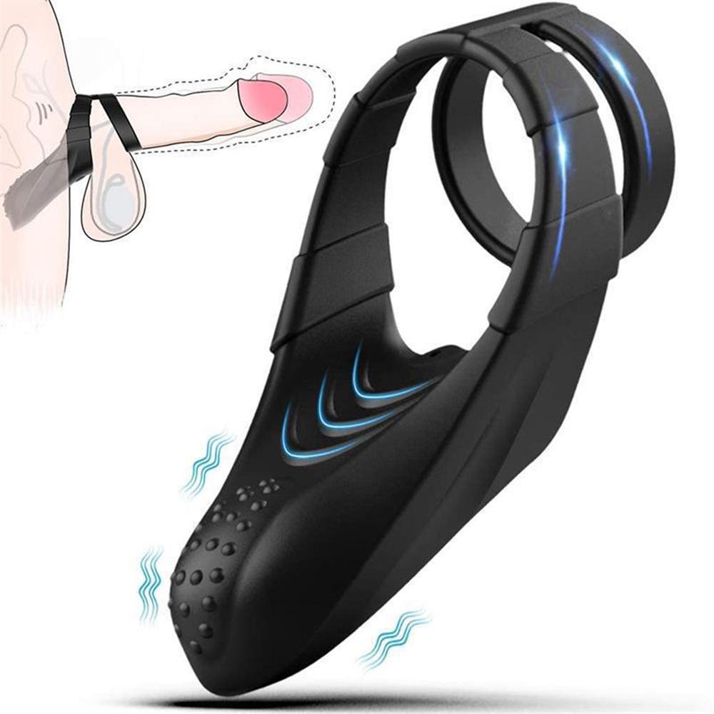 Factory Price Vibrating Penis Ring Vibrator Stimulation Sex Toys For Men Cock Ring Adult Products Wholesale