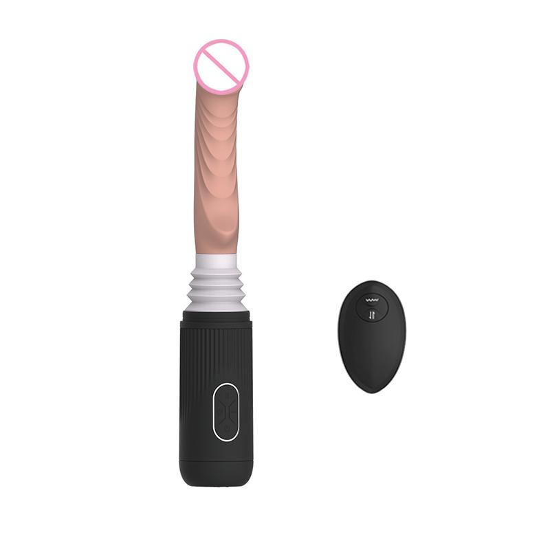 Telescopic Strong Vibration Sex Toy Automatic Electric Thrusting Dildo Vibrator Sex Machine For Women