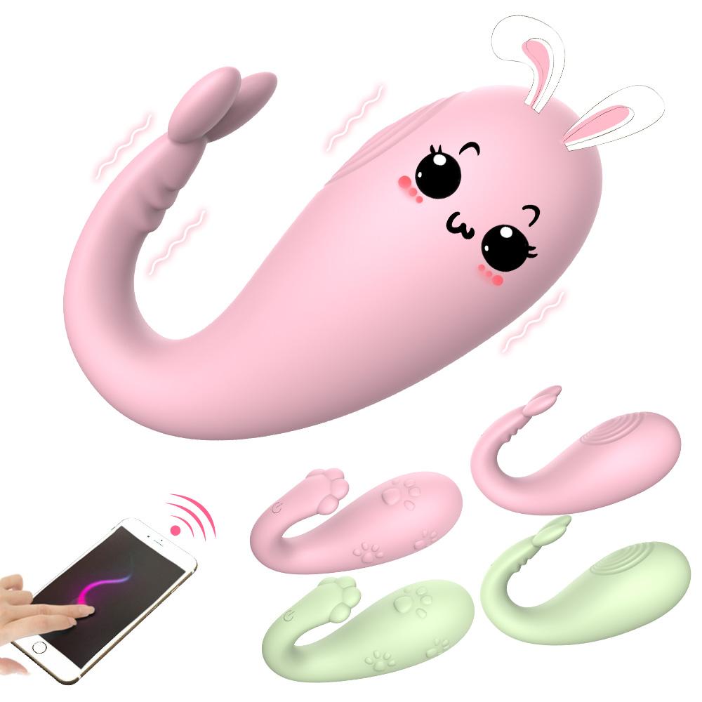 App Wireless Control G-spot Vibrating Egg Dildo Adult Games Sex Toys For Women