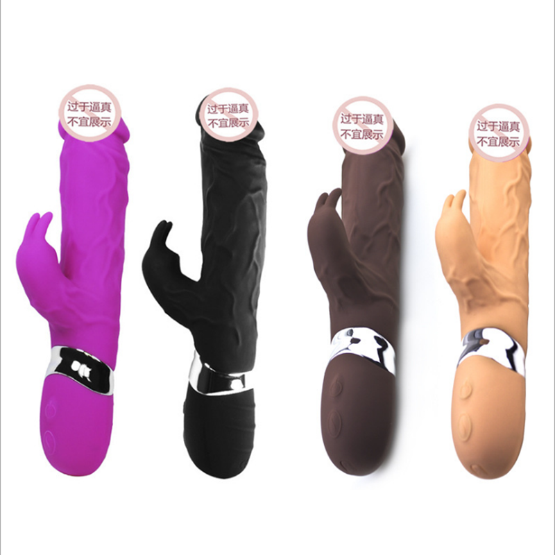 Simulation Penis Rabbit Vibrator Female Masturbation Device Large High Frequency Charging Sex Toys