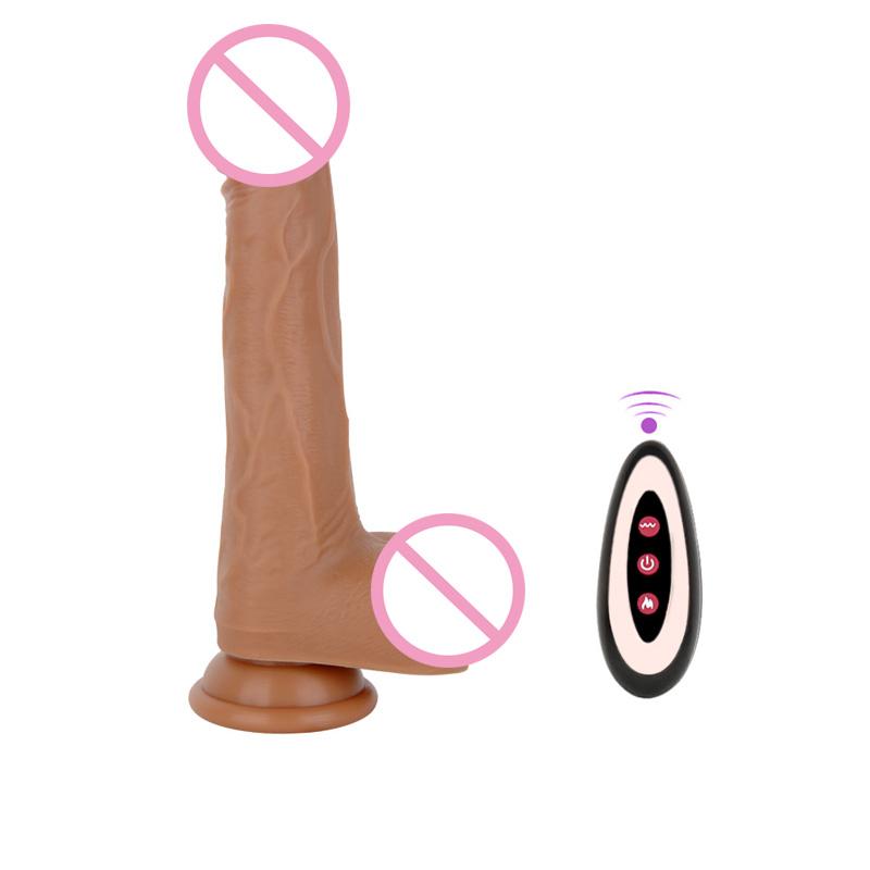 Wireless Remote Control Heating Telescopic Masturbation Device For Men And Women Vibrating Penis Electric Vibrator Sex