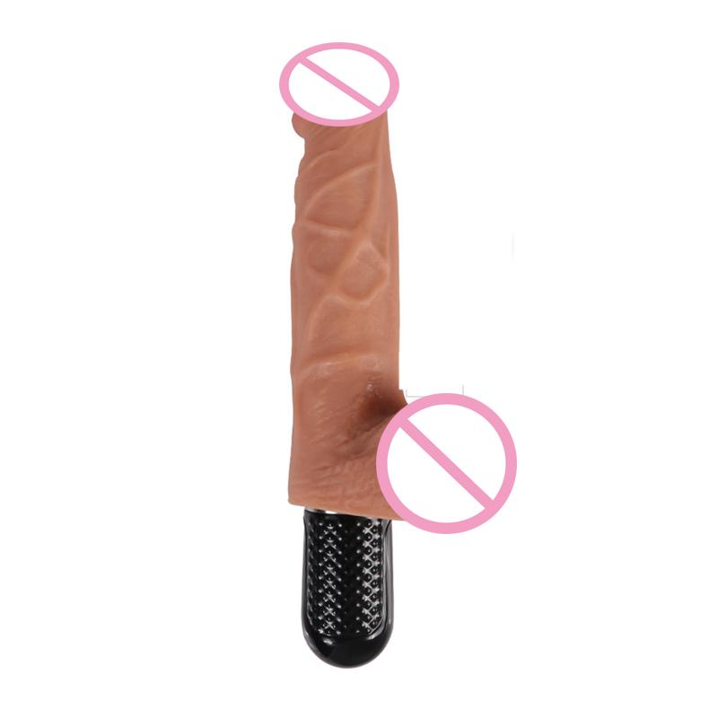 Hand-held Vibrator Simulation Dildo Couple Huge Dildo Sex Toys Electronic Masturbator