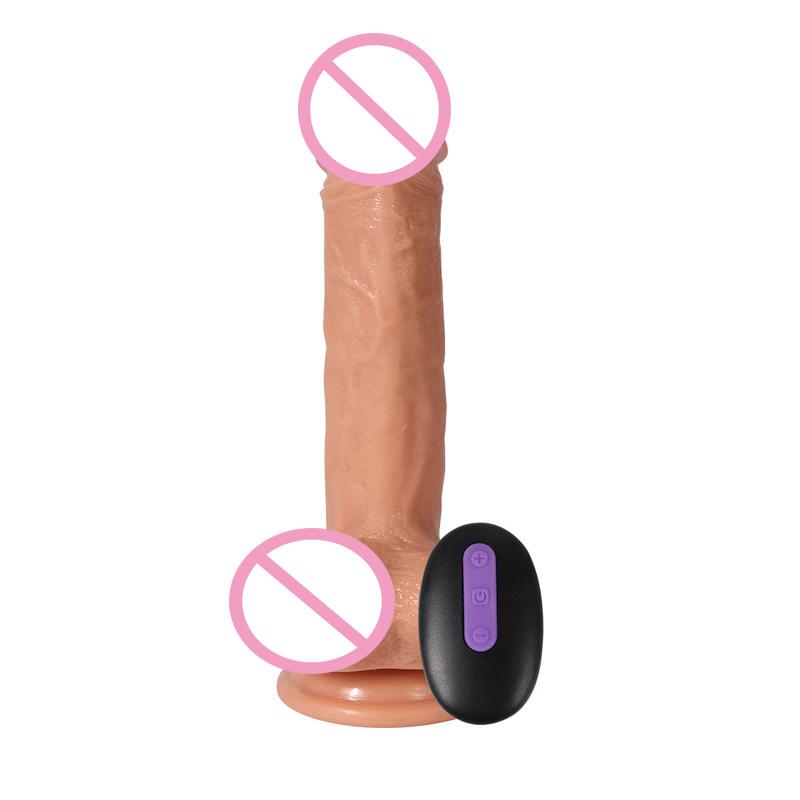 Simulation Vibrating Penis Wireless Charging Remote Control Simulation Male And Female Sex Toys Electric Vibrator Sex