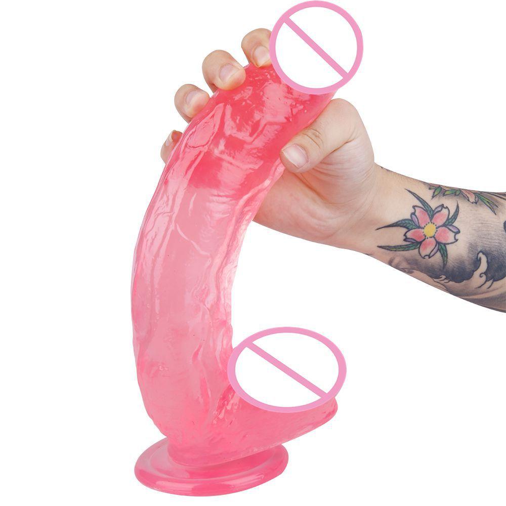 Pvc Dildo Huge Length Insertable Realistic Simulation Penis Dildos Vibrators For Girls Sex Toys Dildo Vibrator