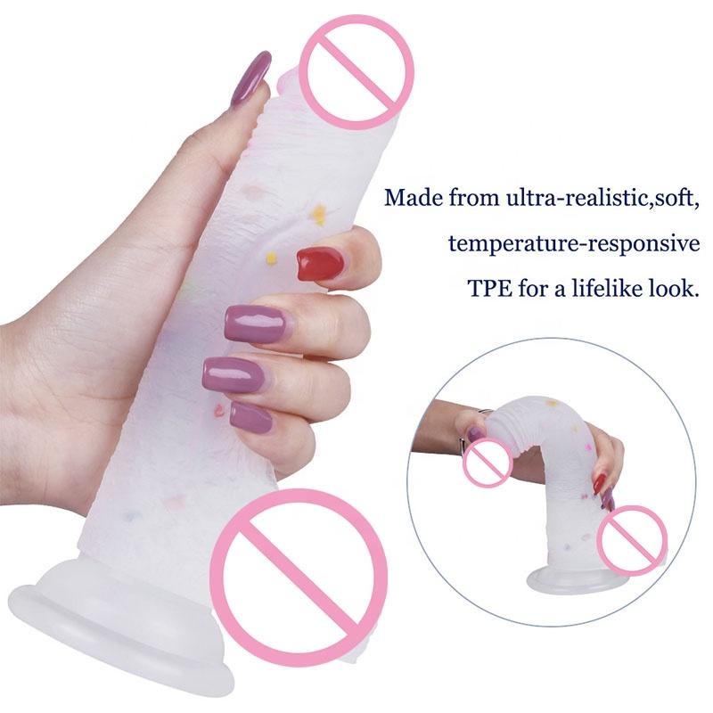 Soft Silicone Sex Toys Dildo Vibrators For Women Huge Realistic Women Sex Toys Dildo Vibrator