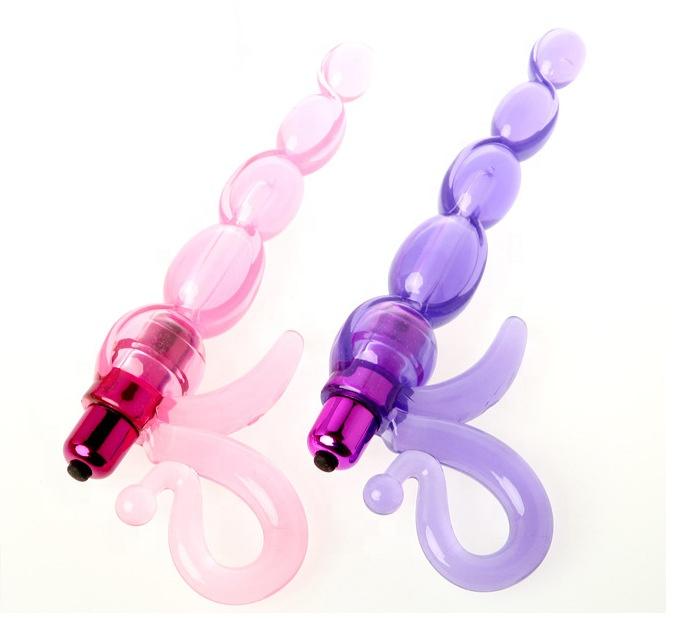 Electric Crystal Transparent Pull Beads Anal Plug Anal Stimulation Massage Sex Toy For Couples