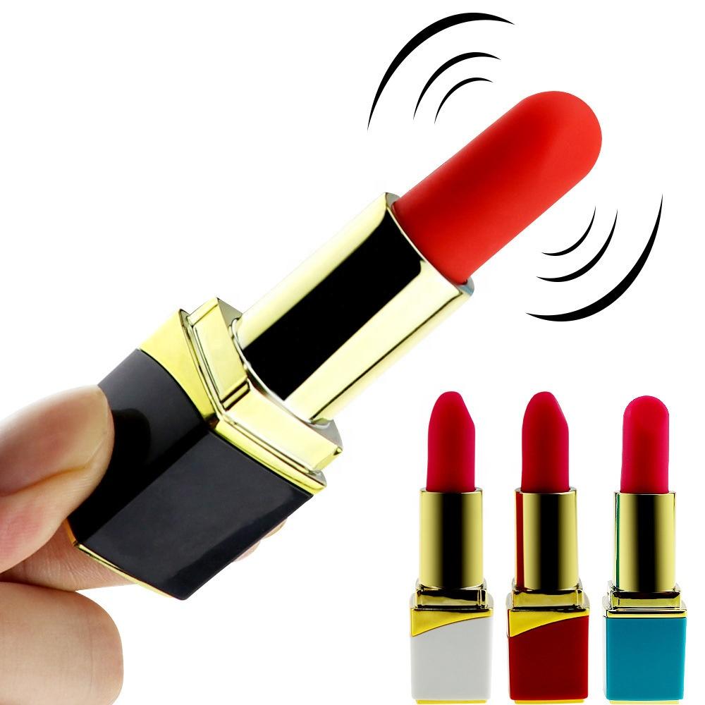 Soft Silicone Waterproof Usb Charging Electric 10 Mode Vibrations Lipstick Sucking Vibrator Massager