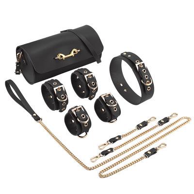 Sexy Bdsm Sm Leather Suit Drum Bag Bundled Training Toys Handcuffs Wholesale Bdsm Bondage Couples