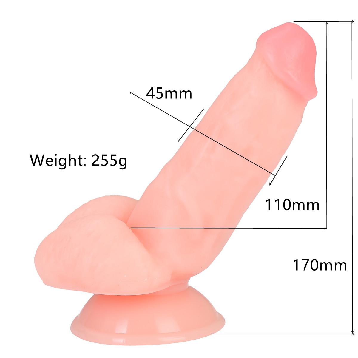 6.69 inches Realistic Dildo