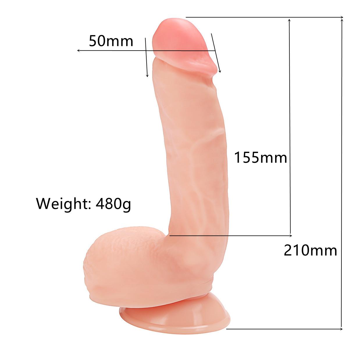 8.3 inches Realistic big Dildo