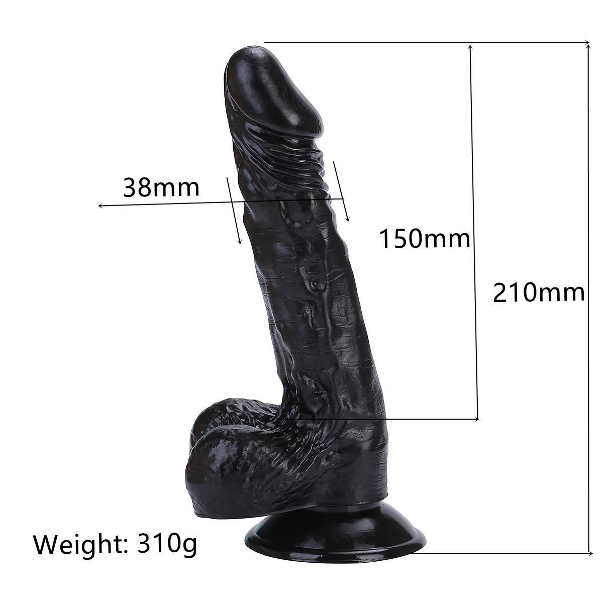 8.3 inches Realistic Anal Dildo