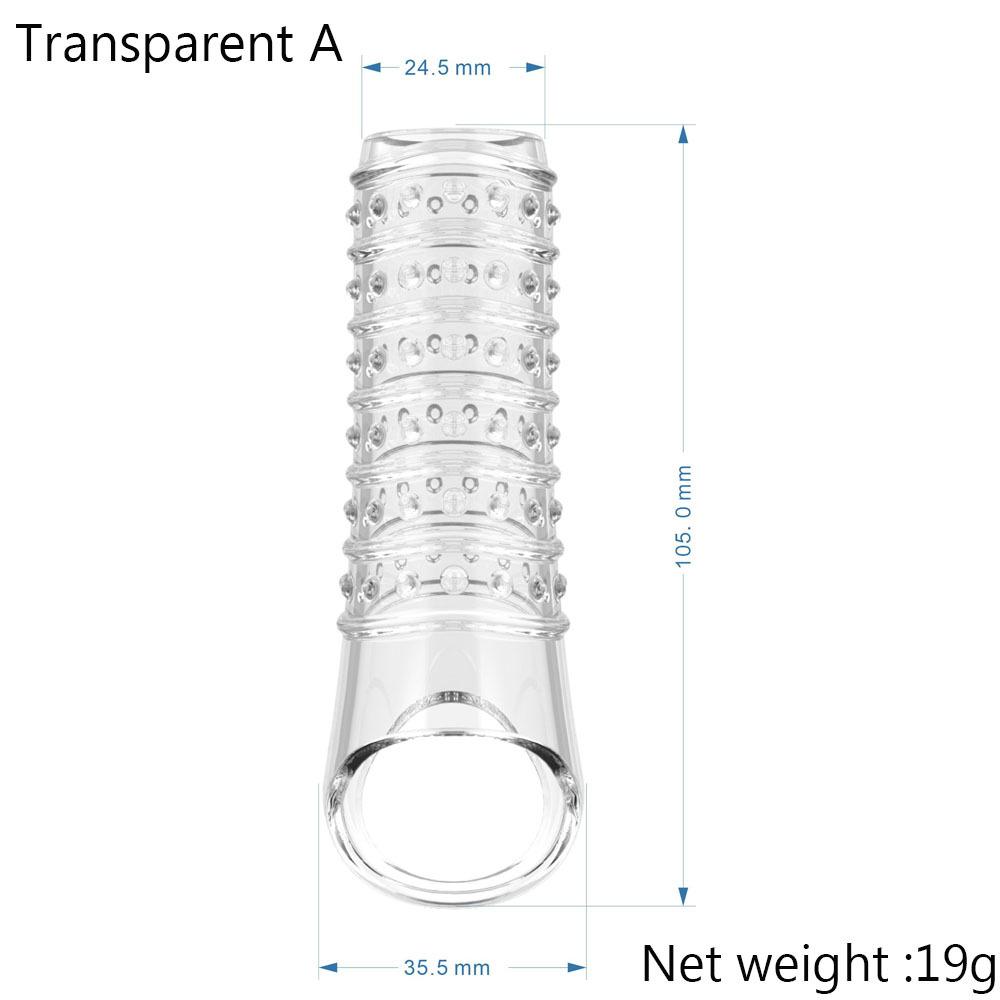 Crystal Penis Cover - round dot