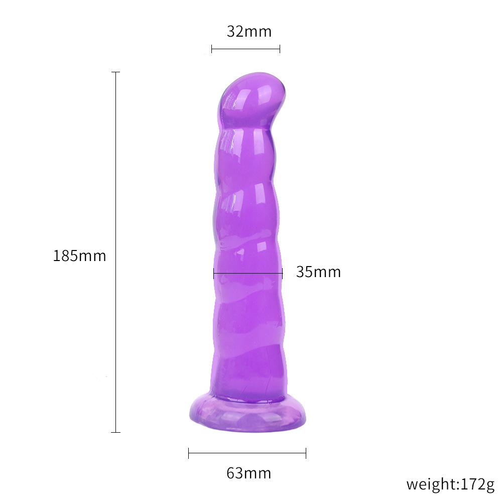 Female threaded G-point dildo