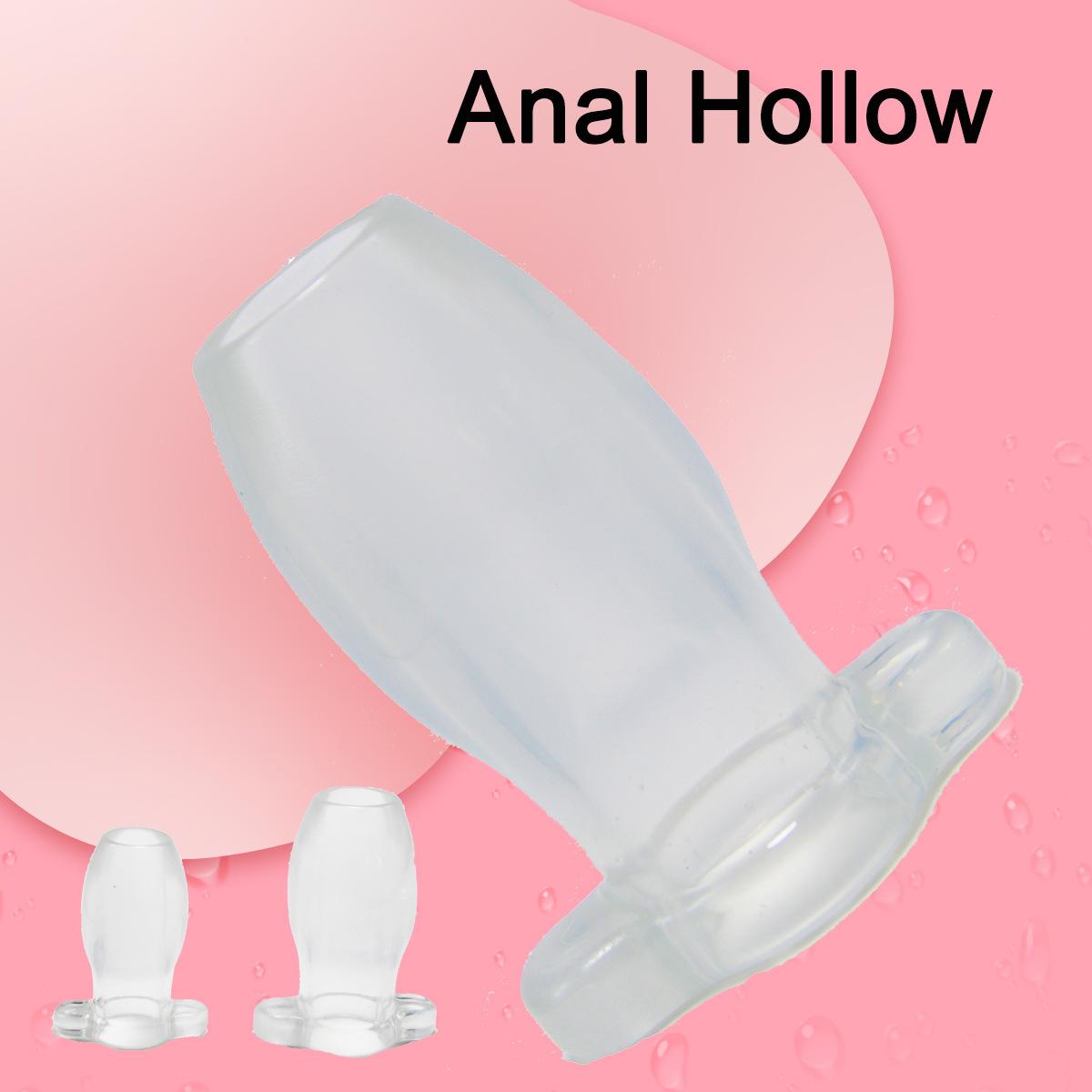 Hollow anal plug