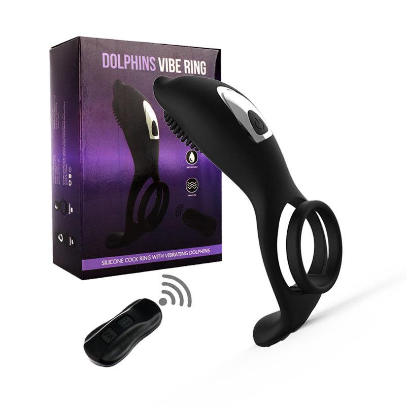 Male and Female Shared Remote Control Penile Ring