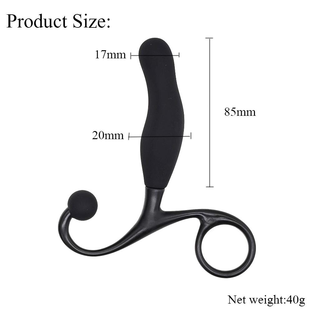 Male prostate vestibular massage stick