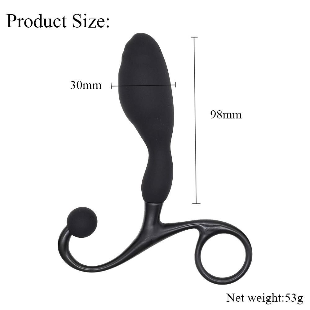 Male prostate vestibular massage stick