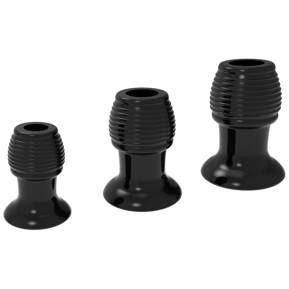 New threaded hollow anal plug 3 size