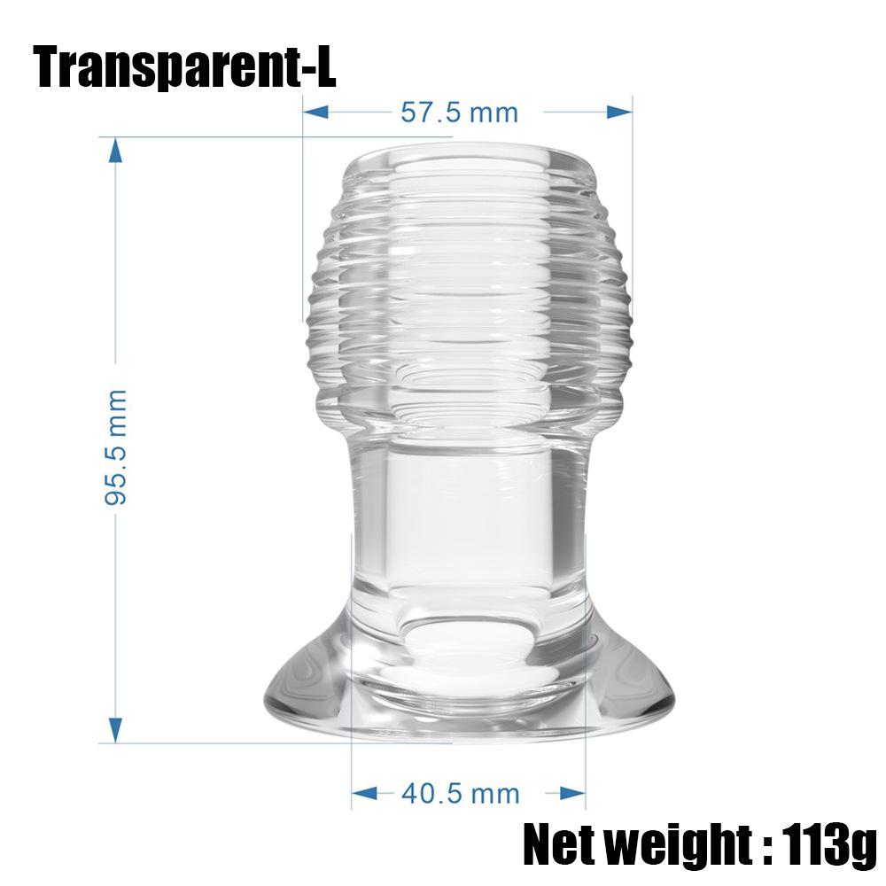 New threaded hollow anal plug 3 size