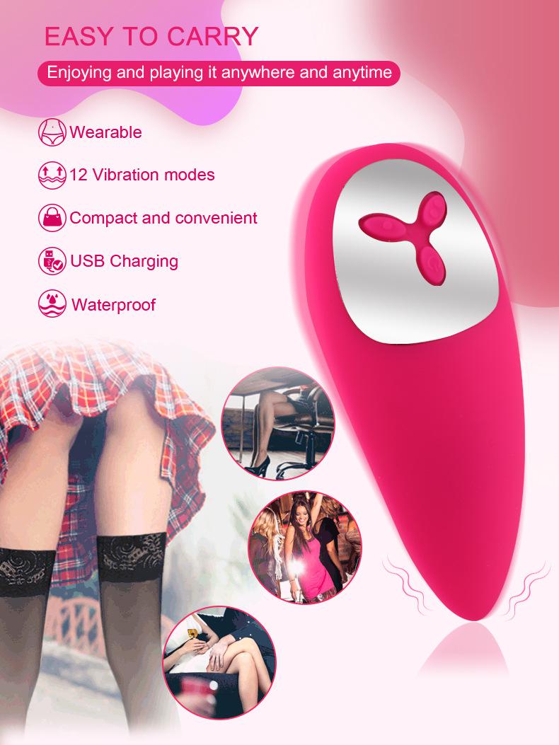 Rechargeable small jump egg portable female masturbator