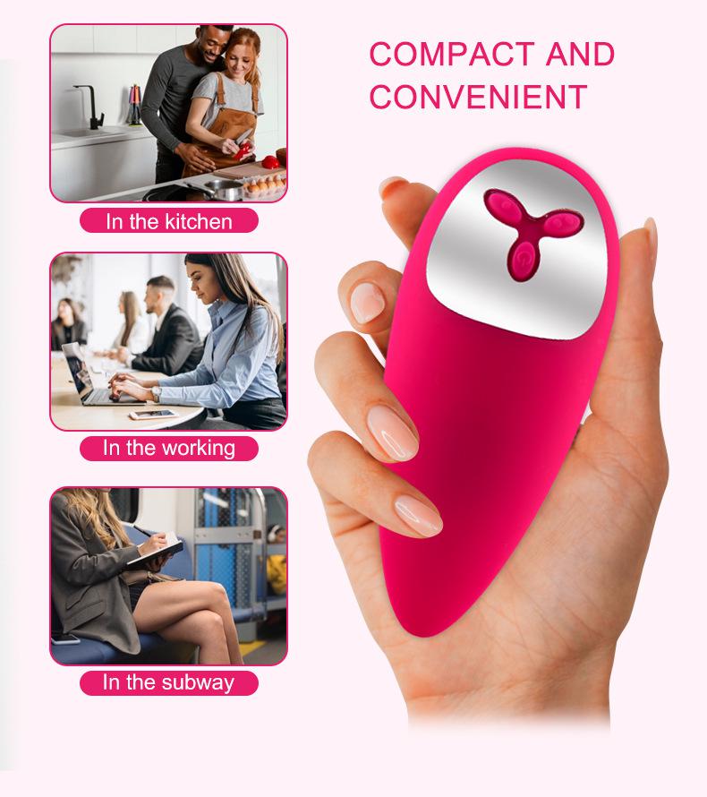 Rechargeable small jump egg portable female masturbator