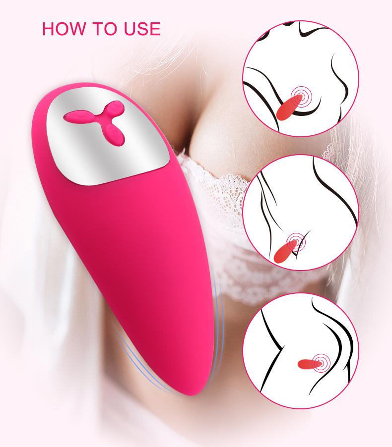 Rechargeable small jump egg portable female masturbator