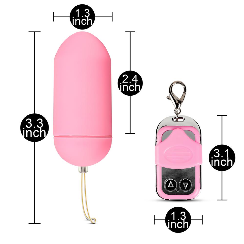 10 Function Remote Car Controller Style Vibrating Egg ( Pink )