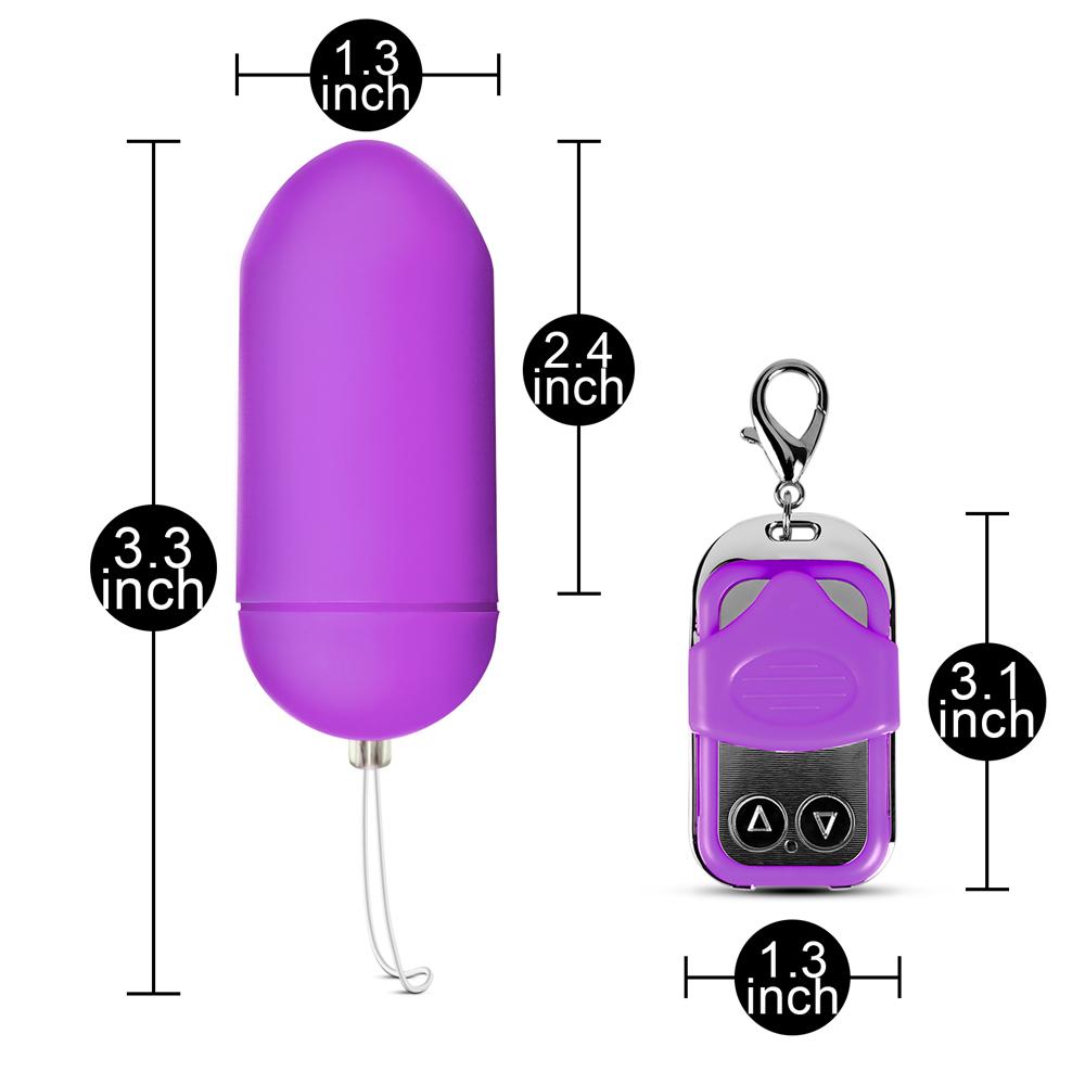 10 Function Remote Car Controller Style Vibrating Egg ( Purple )