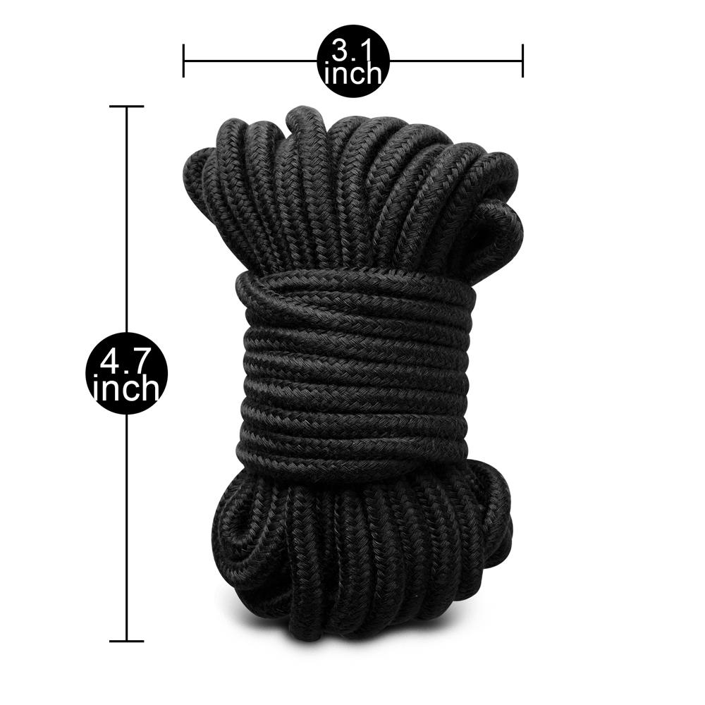 10 Meters Black Bondage Rope