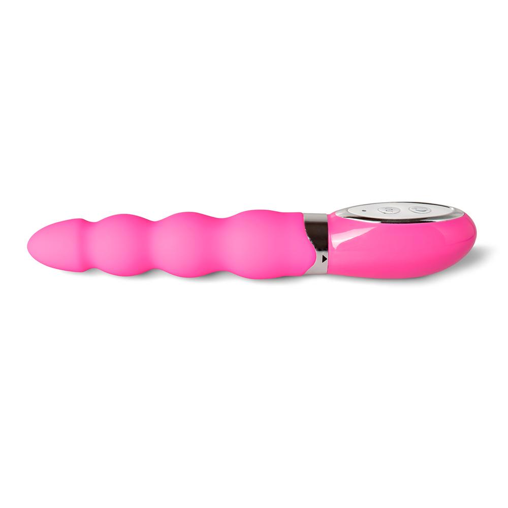 10-Mode Silicone Pink Beaded Waterproof Vibrator