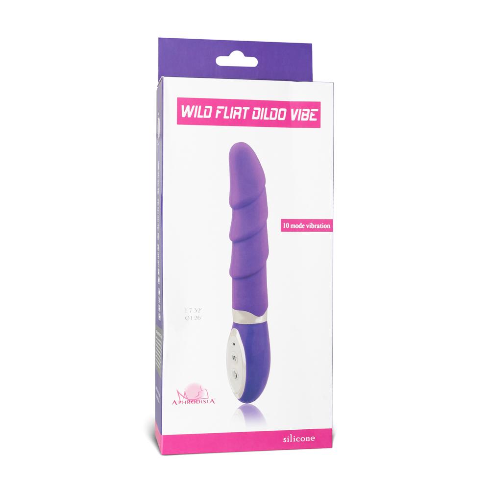 10-Mode Silicone Pink Penis Vibrator