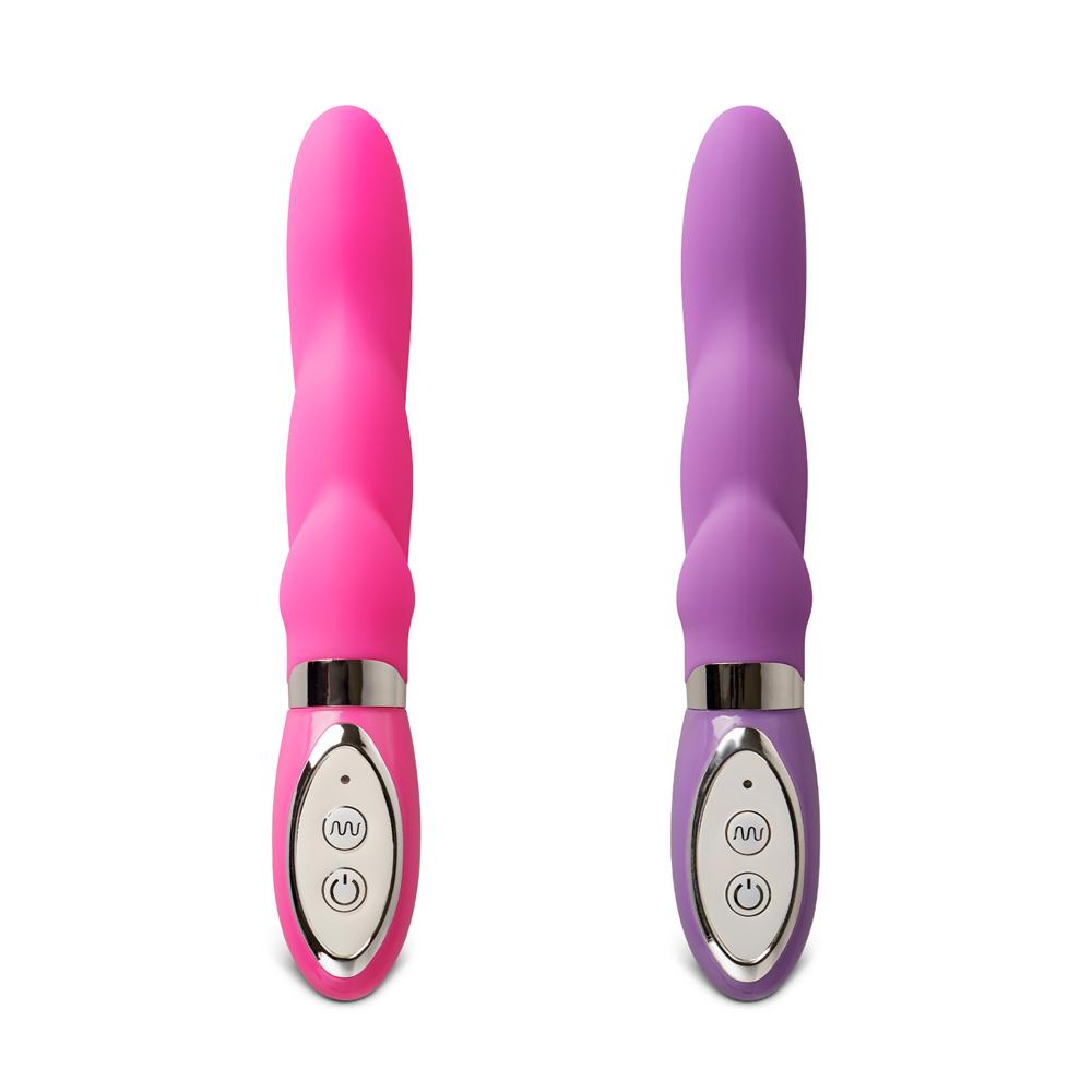 10-Mode Silicone Pink Waterproof G-Spot Vibrator