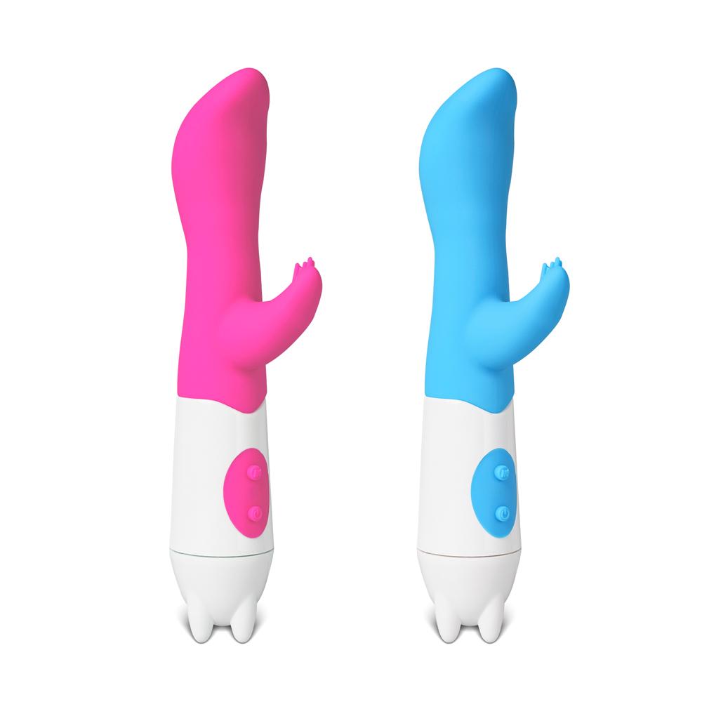 10 Models Blue Color Silicone G-Spot Vibrator