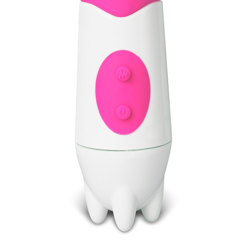 10 Models Magenta Color Silicone G-Spot Vibrator