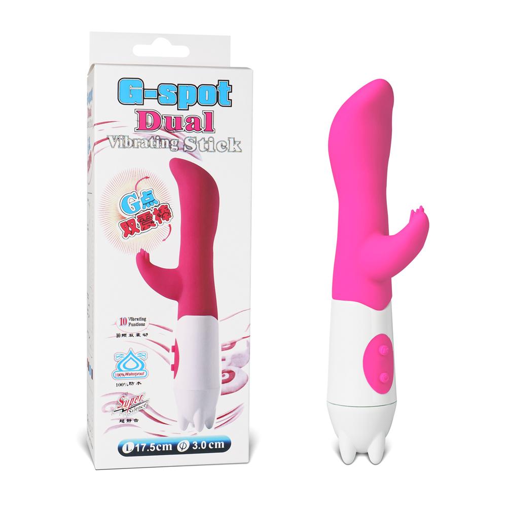 10 Models Magenta Color Silicone G-Spot Vibrator