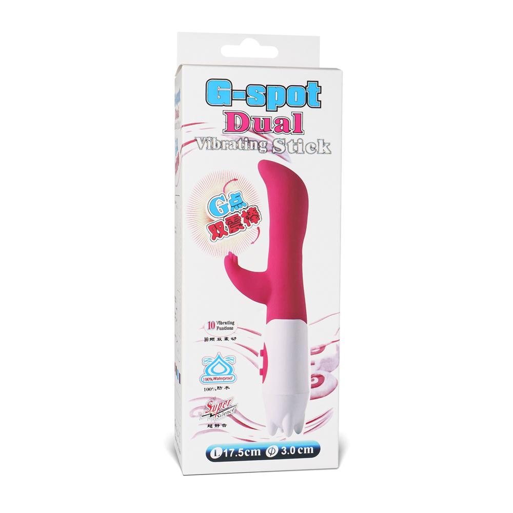 10 Models Magenta Color Silicone G-Spot Vibrator