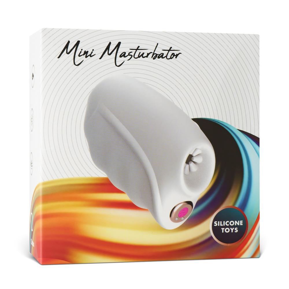 10 Modes Clear Color Rechargeable Vibrating Male Masturbator