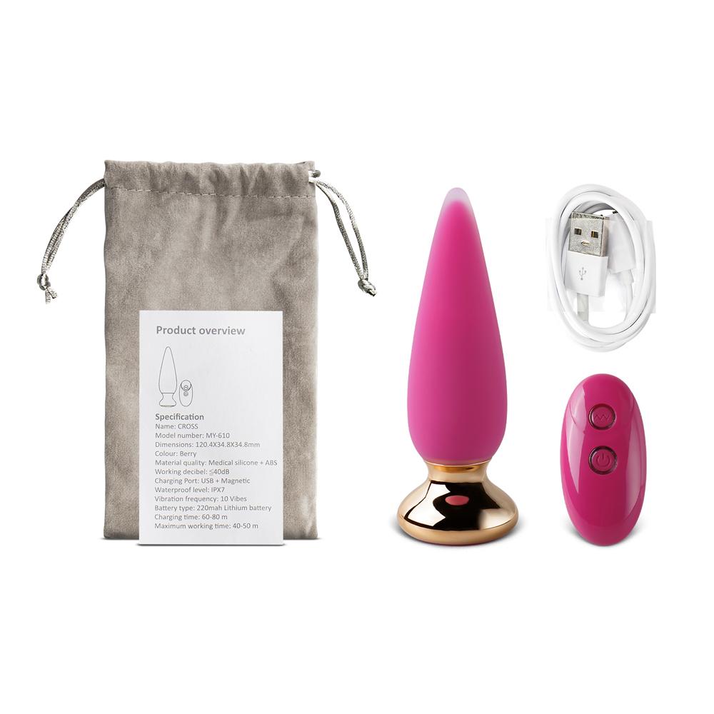 10-Speed APP and Remote Control Vibrating Anal Plug