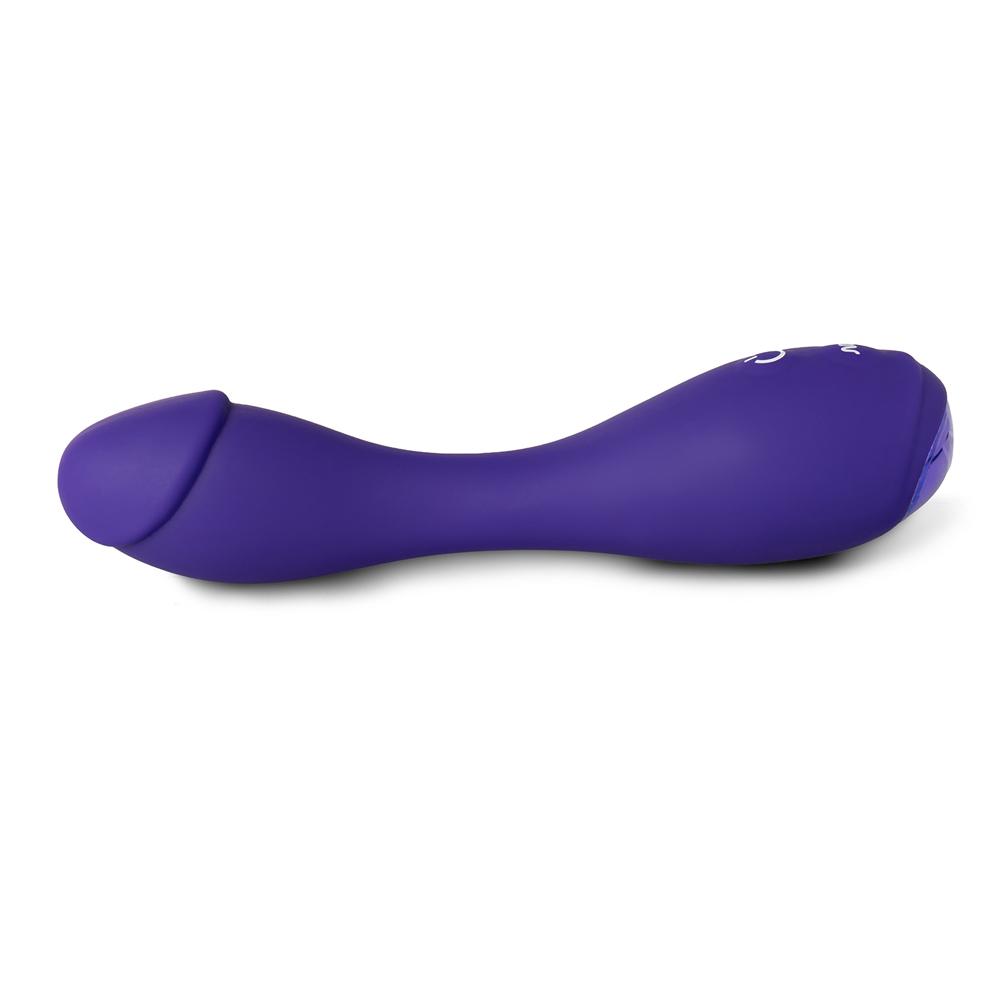 10-Speed Flexible Purple Silicone Realistic Dildo Vibrator