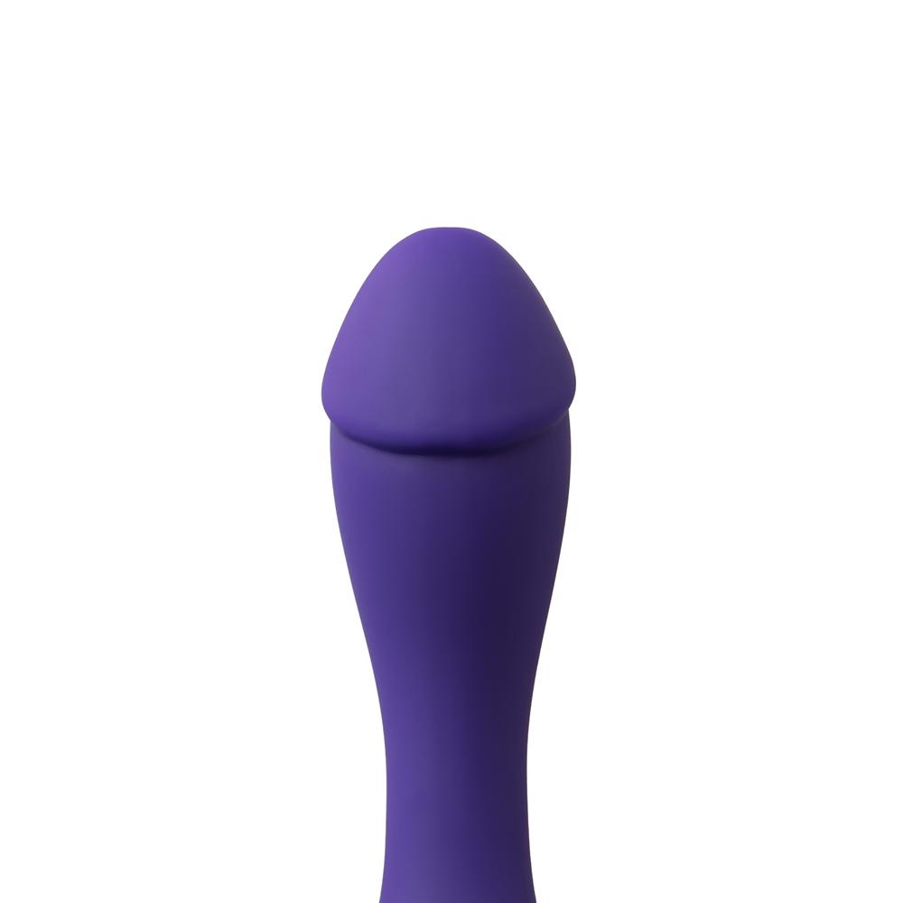 10-Speed Flexible Purple Silicone Realistic Dildo Vibrator