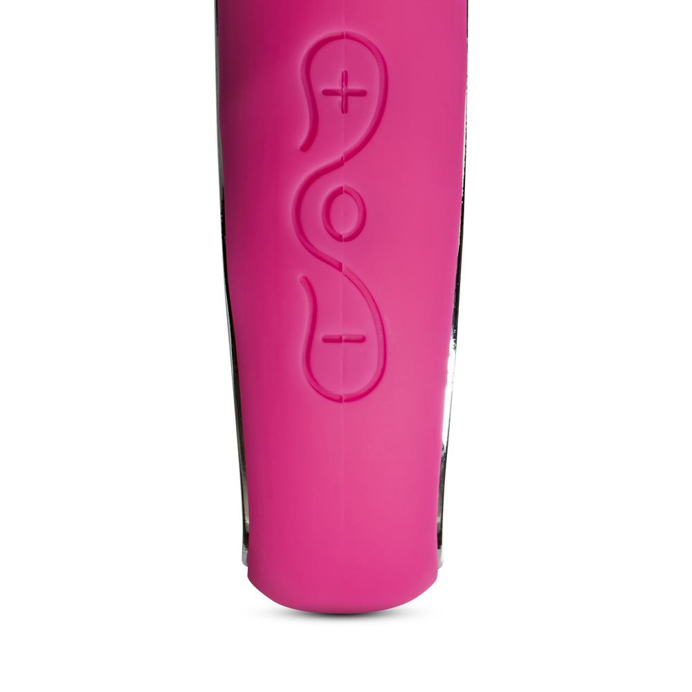 10-Speed Magenta Rechargeable Silicone Vibrator