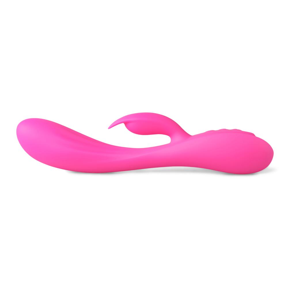 10-Speed Pink Color Silicone Rabbit Vibrator