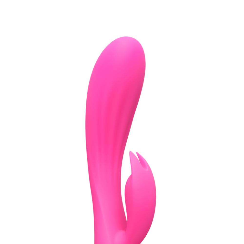 10-Speed Pink Color Silicone Rabbit Vibrator