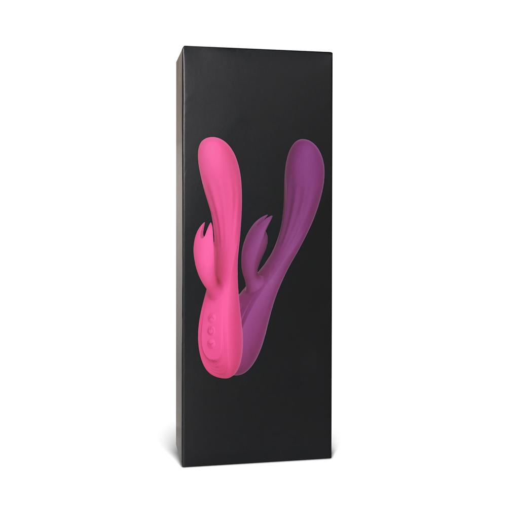 10-Speed Pink Color Silicone Rabbit Vibrator