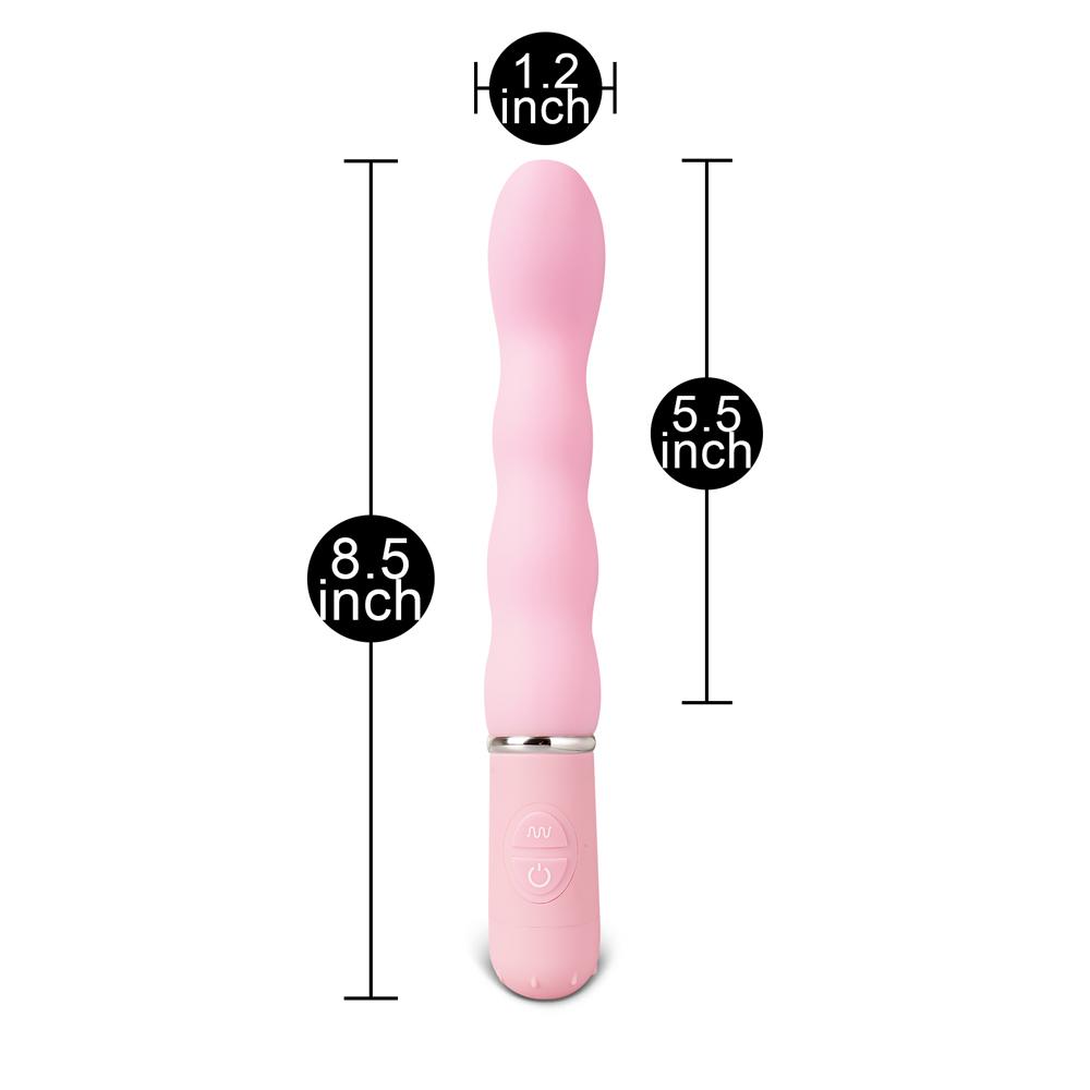 10-Speed Pink Silicone G-Spot Vibrator