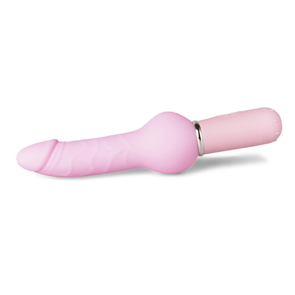 10-Speed Pink Silicone Realistic Dildo Vibrator